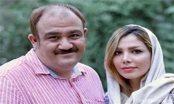 عکس خانوادگی مهران غفوریان با دختر و همسرش در یک رستوران
