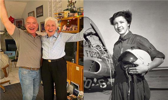 داستان رویای 60 ساله زنی که به کمک جف بزوس مسن‌ترین فضانورد جهان شد