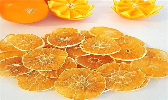 چیپس پرتقالی خوشمزه به روش سالم خانگی