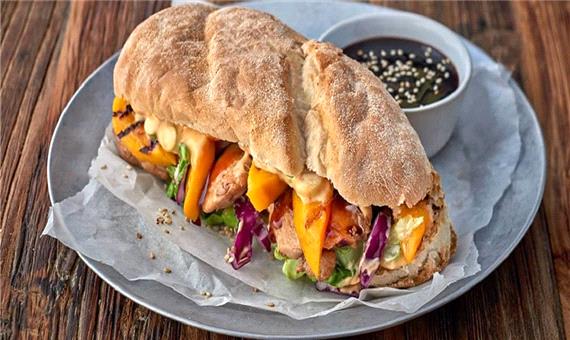 آموزش خوشمزه ترین «ساندویچ مرغ» سالم در خانه