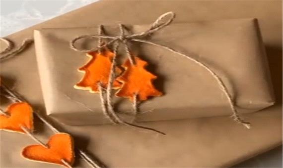 ترفند استفاده از پوست پرتقال برای تزئین
