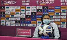 کاپیتان تیم ملی فوتبال زنان ایران در نشست خبری جام ملت‌ها چه گفت؟