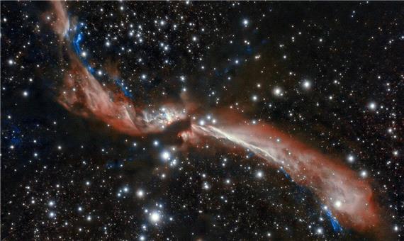 فواره‌های سینوسی یک ستاره جوان