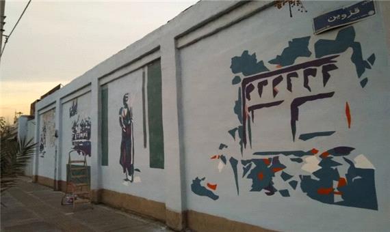 اجرای 45 هزار مترمربع بازپیرایی و نقاشی دیواری در منطقه 10
