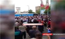 اعتراض رانندگان شرکت واحد تهران؛ زاکانی به میان معترضان آمد
