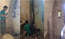 واکنش میراث فرهنگی به تصاویر تخریب دیوارهای قلعه فلک الافلاک: برای سیم‌کشی توکار است