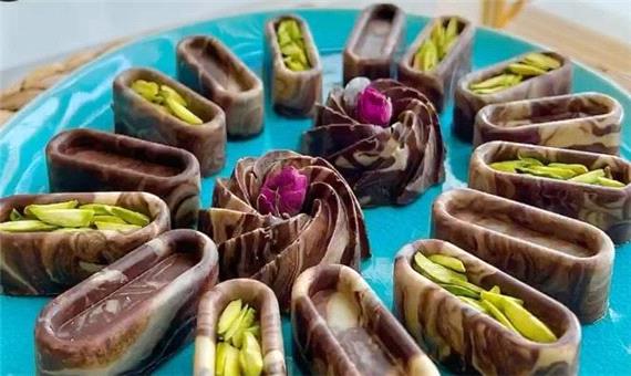حلوا مرمری شکلاتی و جذاب؛ یک شیرینی خاص برای مهمانی ها