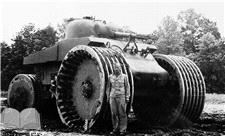 یکی از عجیب‌ترین تانک‌های تاریخ؛ غول سنگین وزن 52 تنی/ عکس