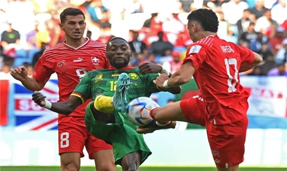 جام‌جهانی/ برتری سوئیس مقابل کامرون به روایت تصویر