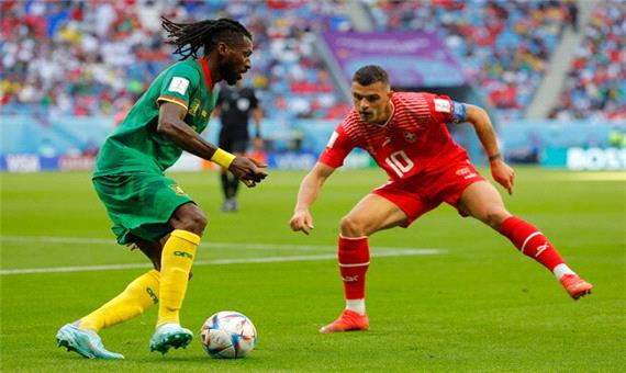جام‌جهانی/ پیروزی سوئیس در دیدار نخست برابر کامرون؛ خبری از غافلگیری نبود