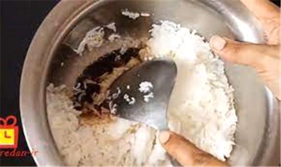 بوی سوختگی برنج را با یکی از این 4 ترفند ساده از بین ببرید