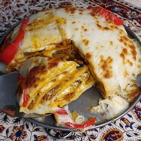 طرز تهیه لازانیا با کرپ