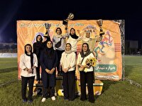 قهرمانی خراسان رضوی در مسابقات دوومیدانی دختران جوان