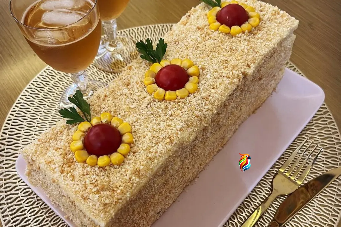 کیک مرغ مجلسی بی‌نظیر