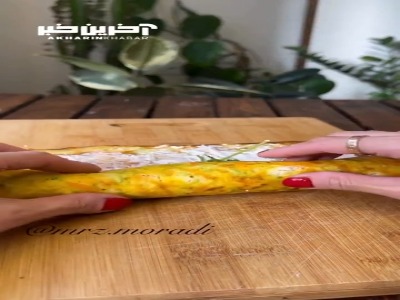 رول پروتئینی بدون آرد