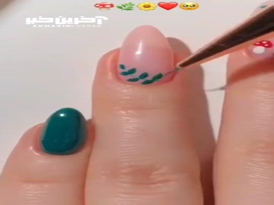 ایده دیزاین شیک ناخن!