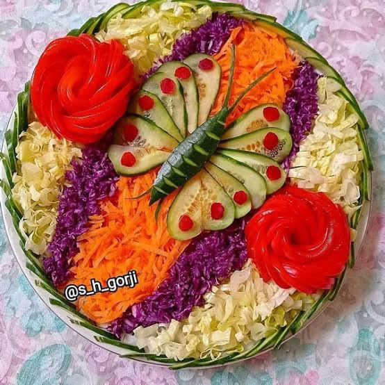 تزئین فوری و بی دردسر سالاد