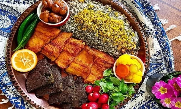 آموزش سبزی پلو با ماهی خوشمزه