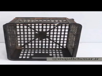 سبد پلاستیکی بساز