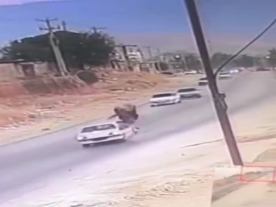 تصادف وحشتناک پژو با اسب