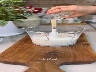 دسر لطیف فوری برای عصرانه شما