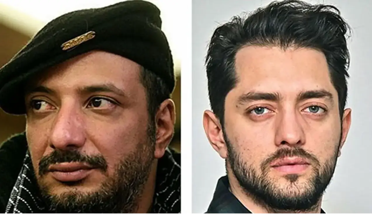 چهره ها/ سلفی خسته بهرام رادان و امیر جعفری در هواپیما