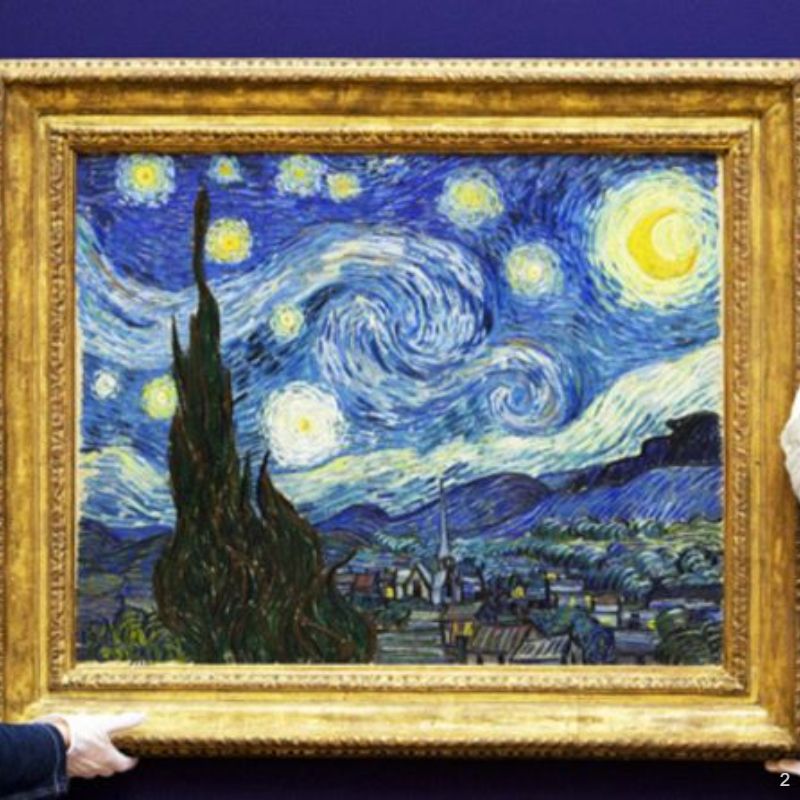 نقاشی زنده شب پرستاره ونکوگ