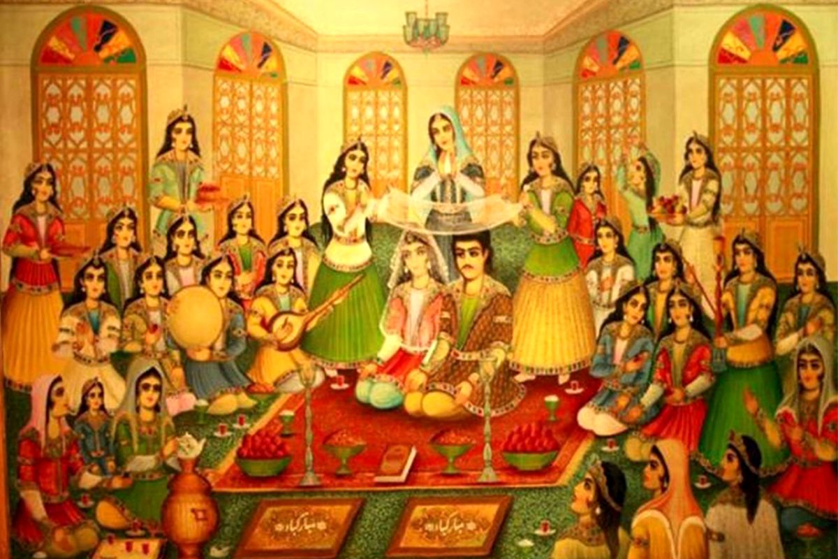 سنن شب زفاف در ایران قدیم چه بود؟ / از "جیغ مخصوص" تا زنانی که همراه عروس به خانه داماد می‌رفتند