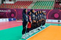 پیروزی تیم والیبال دختران کمتر از ۱۶ سال برابر هند