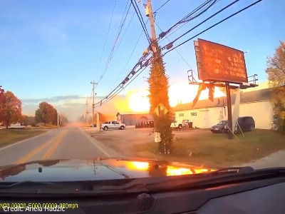 سقوط ترسناک هواپیمای آمریکایی از زاویه جدید