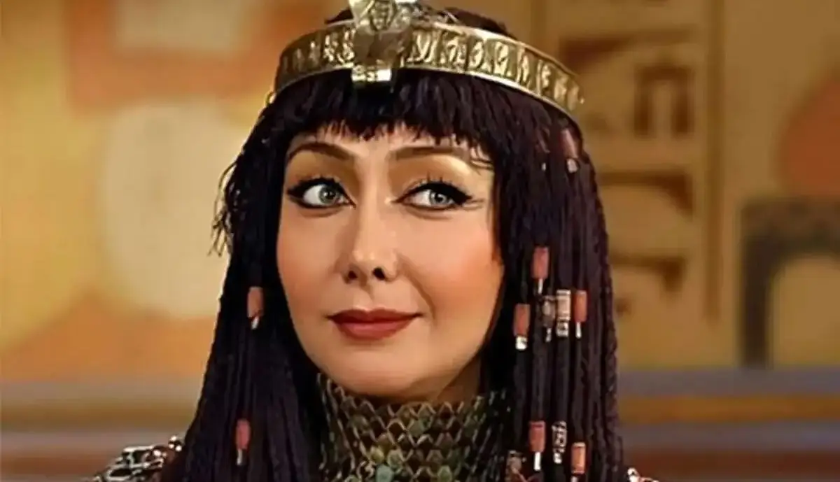 دو قاب خاص از زلیخا در پشت‌صحنه سریال «یوسف پیامبر»