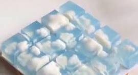 ژله آسمان ابری؛ زیبا و خوش طعم