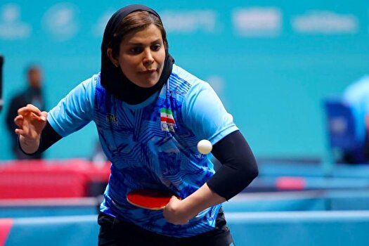 صعود مقتدرانه تیم ملی تنیس روی میز بانوان ایران به نیمه نهایی