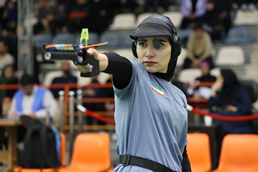 هانیه رستمیان در تپانچه ۱۰ متر فینالیست شد