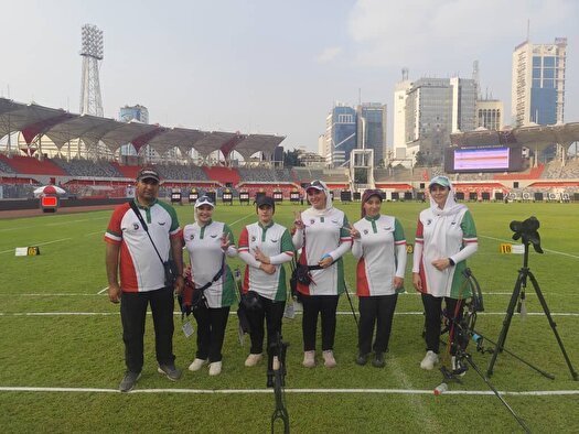 کسب نشان برنز تیم بانوان ایران