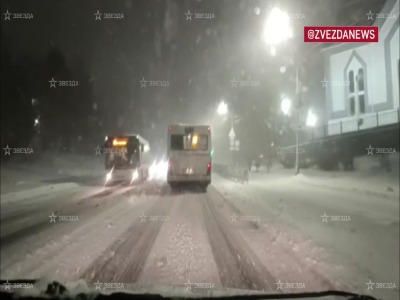 بارش سنگین برف در روسیه!