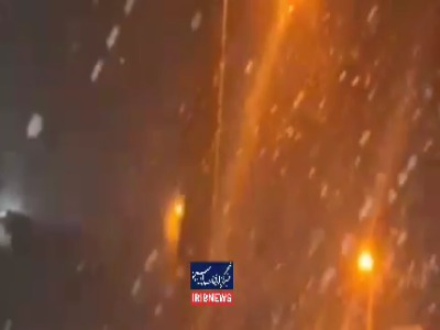 بارش زیبای برف در مائین بلاغ تکاب، آذربایجان‌غربی