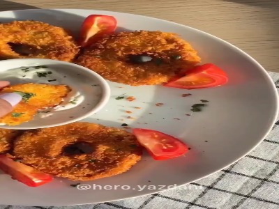 دونات مرغ خوشمزه!