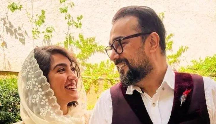 عاشقانه سپند امیرسلیمانی و همسرش روی صحنه تئاتر