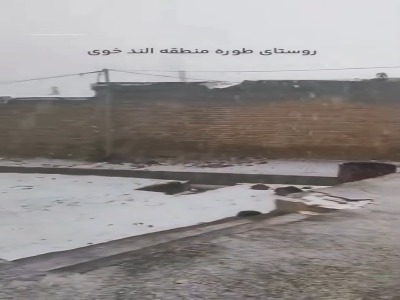 بارش برف پاییزی در ارتفاعات خوی