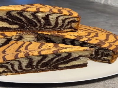 کیک زبرا‌؛ یک صبحانه سبک