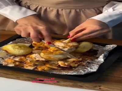 دونر مرغ آبدار ،فوق العاده لذیذ