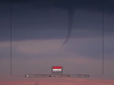 گردباد دریایی در خلیج فارس!