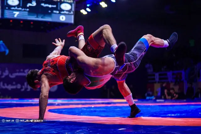 خوزستان قهرمان کشتی فرنگی ایران شد/ رده بندی انفرادی و تیمی مسابقات