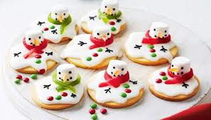 بیسکویت آدم برفی ویژه یلدا