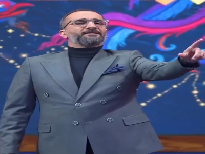 مجری مشهور روی آنتن زنده قربان صدقه همسرش رفت