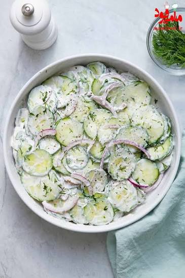 سالاد خیار مناسب رژیمی ها