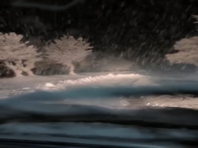 برف سنگین روستای گاکوژه علیا در شهرستان سردشت