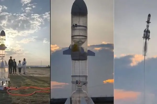 ساخت یک موشک آبی توسط دانش‌آموزان چینی!