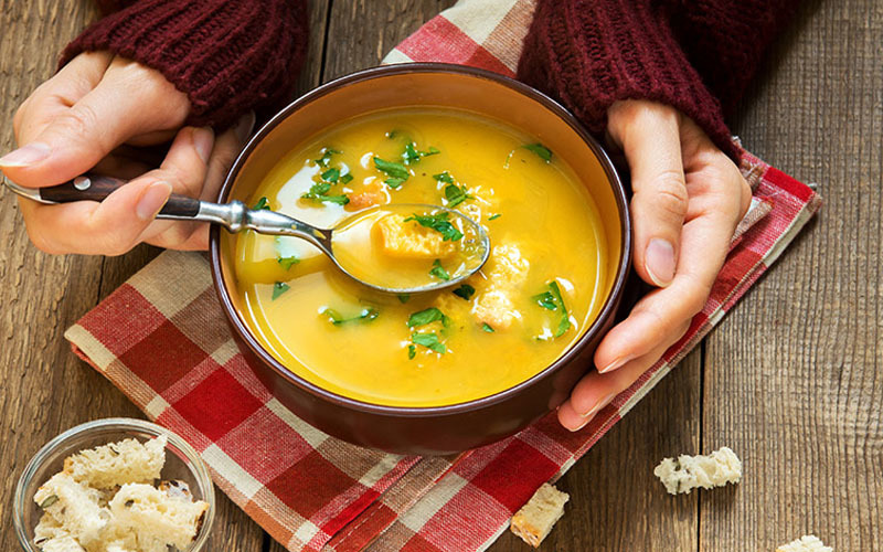 بهترین غذا برای فصل سرد سال سوپ و آبگوشت است